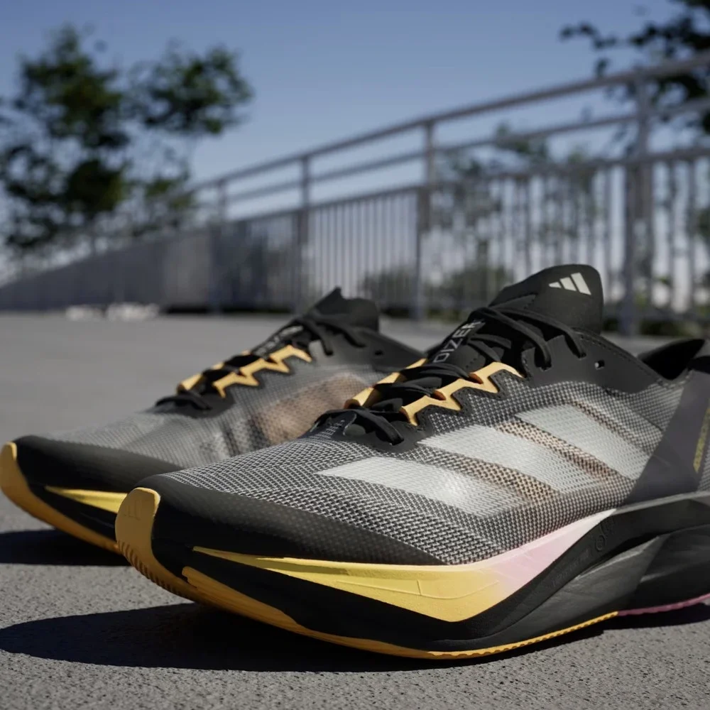 Adidas Adizero Boston 12 Men's 10 Core Black Zero Metallic IF9212 New